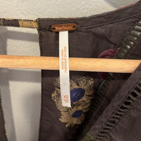 Free People Strawberry Fields Boho Floral Tunic Dress - Picture 4 of 9